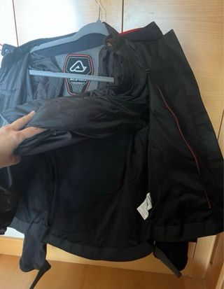 Chaqueta moto mujer Acerbid, forro desmontable