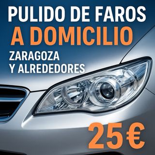 Pulido de faros a domicilio