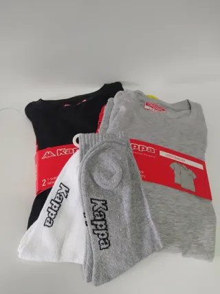 Lote 4 Camisetas Kappa Hombre Talla L