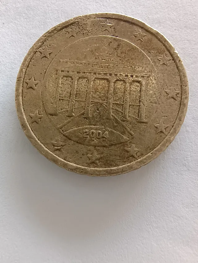 Moneda 50 Céntimos Euro Alemania 2004