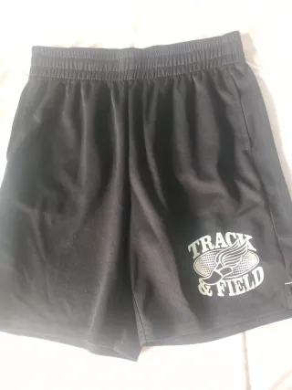 Pantalón corto chándal hombre negro