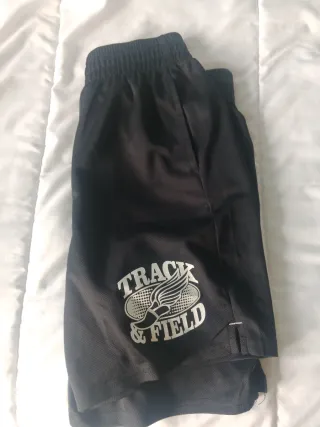 Pantalón corto chándal hombre negro