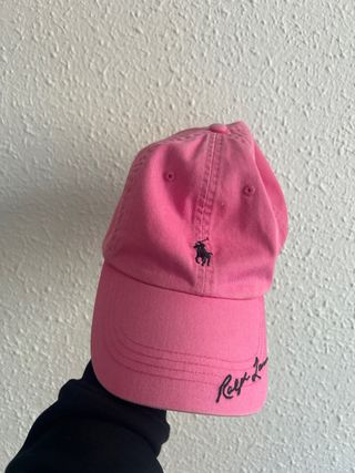 Gorra Ralph Lauren Rosa Pony