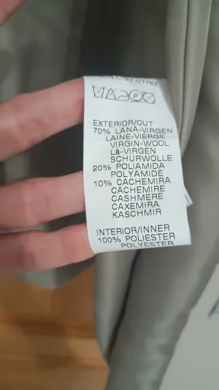 Abrigo Beige Talla L