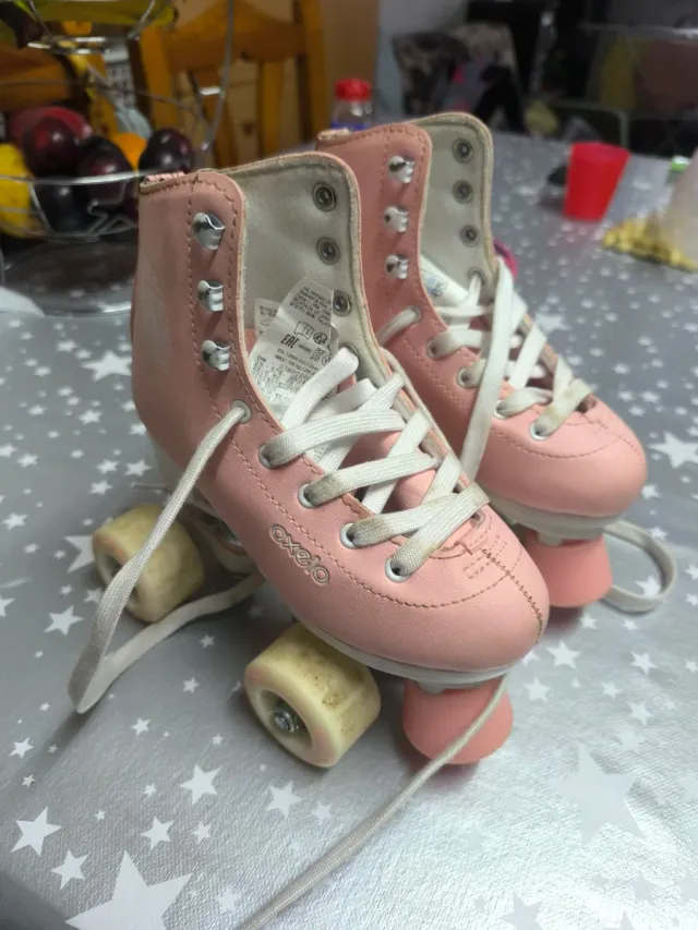 Pattini Oxelo rosa taglia 31