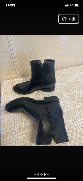 Stivaletti neri trasformati