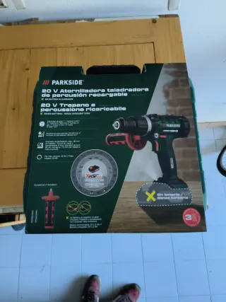 Parkside Trapano Avvitatore 20V con batteria 2 A