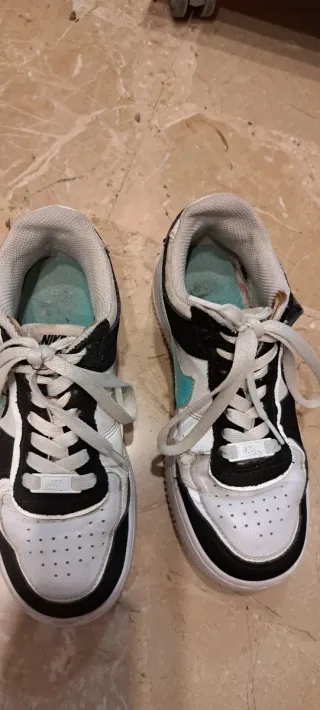 Nike Air Force 1 Donna Scarpe nere bianche