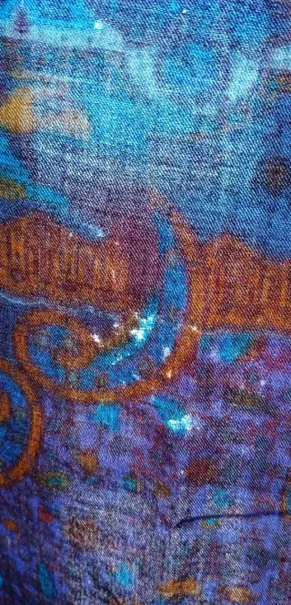 Sciarpa Fendi Vintage Lana Multicolor