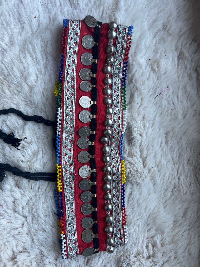 Cinturón Étnico Árabe Africano Multicolor