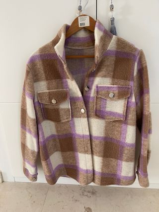 Sobrecamisa cuadros calentita