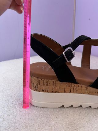 Sandalias negras plataforma