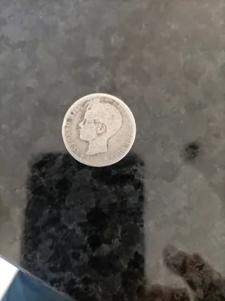 Moneda 1 Peseta Alfonso XII 1896