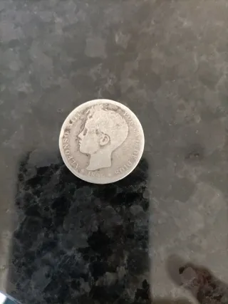 Moneda 1 Peseta Alfonso XII 1896