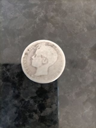 Moneda 1 Peseta Alfonso XII 1896