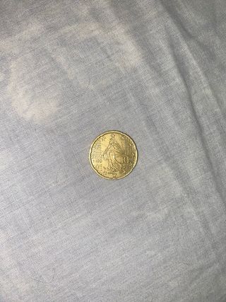 Moneda 20 céntimos Francia 1999