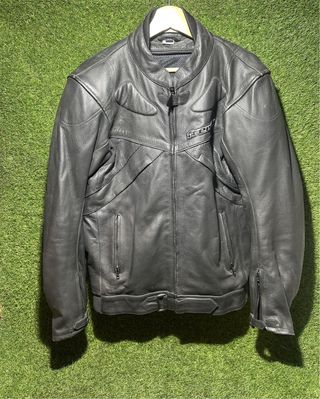 Cazadora Piel Free Day Negra T56