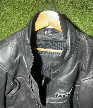 Cazadora Piel Free Day Negra T56