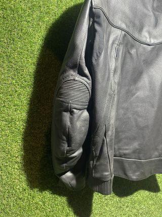 Cazadora Piel Free Day Negra T56