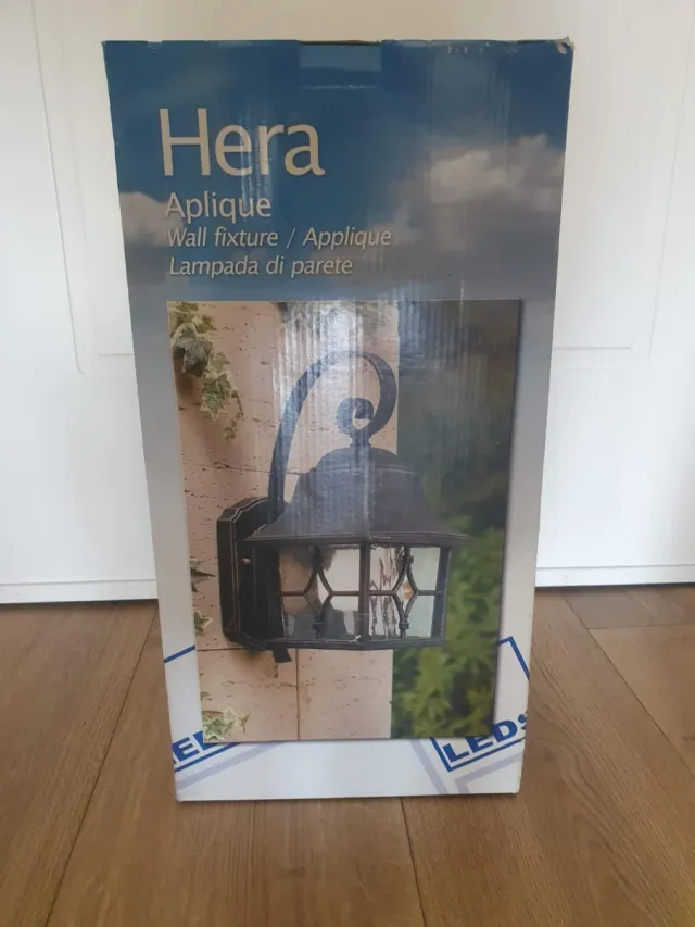 Aplique de pared Hera Negro