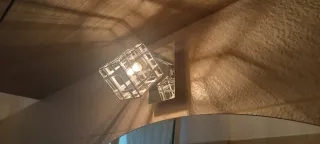 Lampadario moderno metallo e applique coordinato