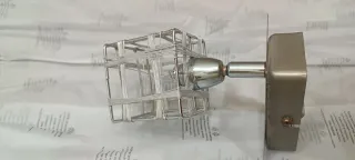 Lampadario moderno metallo e applique coordinato