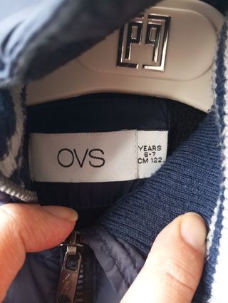 Giubbotto bambino blu imbottito