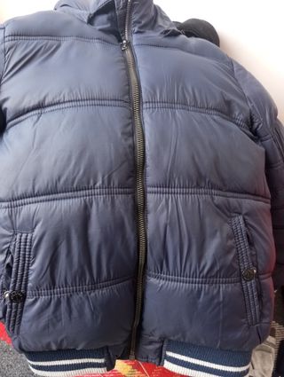 Giubbotto bambino blu imbottito