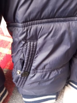 Giubbotto bambino blu imbottito