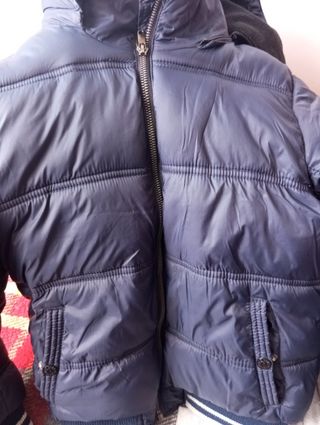 Giubbotto bambino blu imbottito