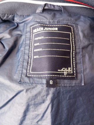 Giubbotto bambino blu imbottito