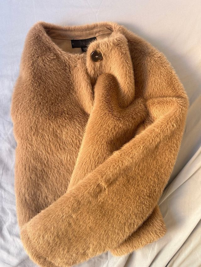 Abrigo pelo sintético ZARA mujer