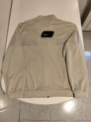 Sudadera Nike Vintage Beige Negra