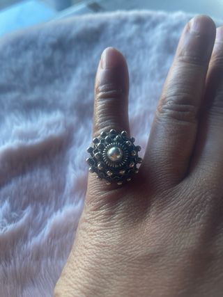 Anillo vintage plata