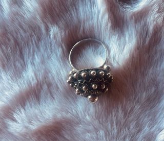 Anillo vintage plata