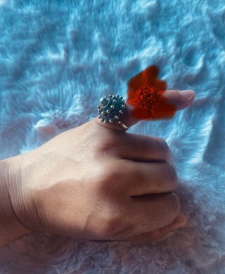 Anillo vintage plata