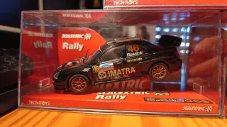 Coche Scalextric Subaru Impreza Rally Negro