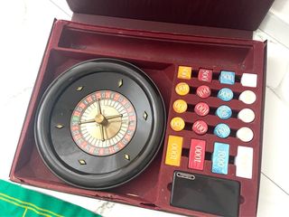 Set Roulette Vintage con Fiches  ottimo