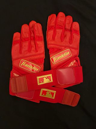 Guantes de Béisbol Franklin Rojos y Dorados