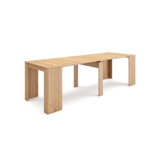 Tavolo da pranzo allungabile in rovere + 2 sedie