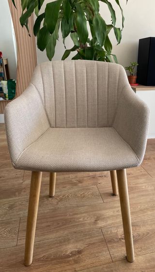 Tavolo da pranzo allungabile in rovere + 2 sedie