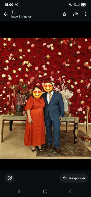 Vestido rojo Polin et Moi premamá