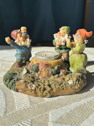 Portacandele vintage Gnomi