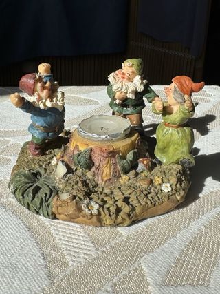 Portacandele vintage Gnomi