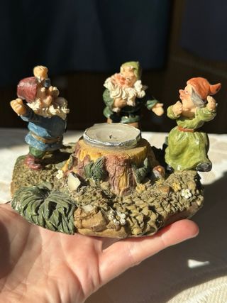 Portacandele vintage Gnomi