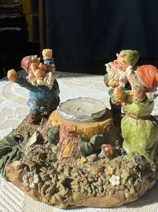 Portacandele vintage Gnomi