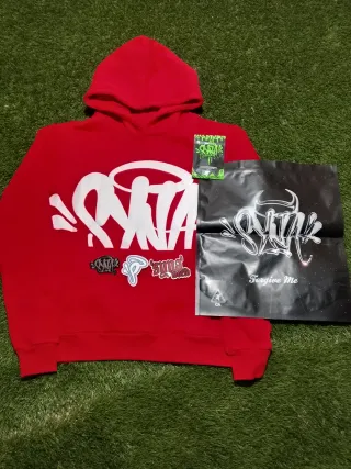 Sudadera Syna World Roja y Blanca