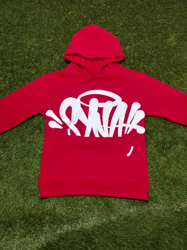 Sudadera Syna World Roja y Blanca