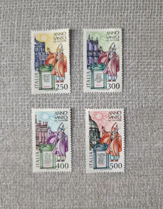 Lotto 4 francobolli Anno Santo MCMXXXIII