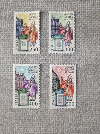 Lotto 4 francobolli Anno Santo MCMXXXIII